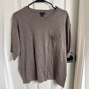 Halogen Sweater Tee - 🤎- Large